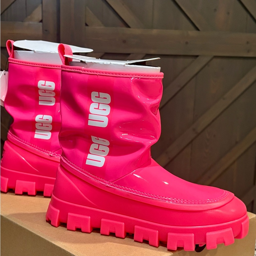 UGG Neon Pink Waterproof Boots